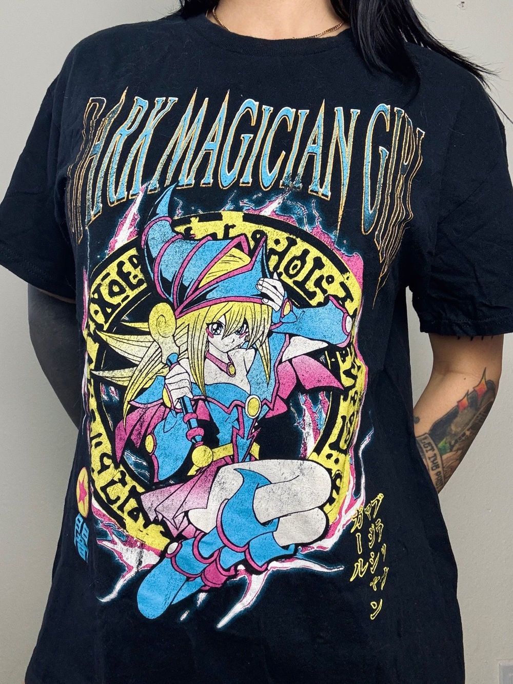 Yu-Gi-Oh Black Dark Magician Girl Graphic Tee - Kids